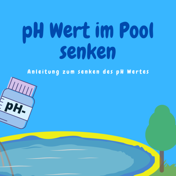 pH-Wert im Pool senken